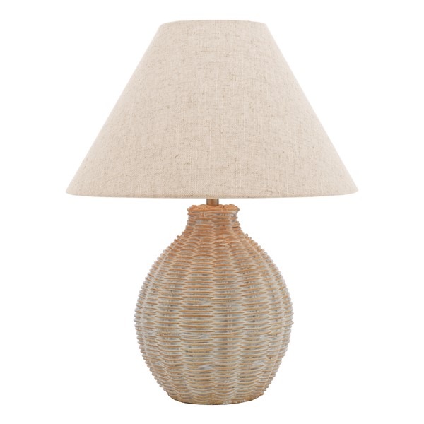 (image for) Laura Ashley Fernhill Table Lamp Matt Cream With Shade